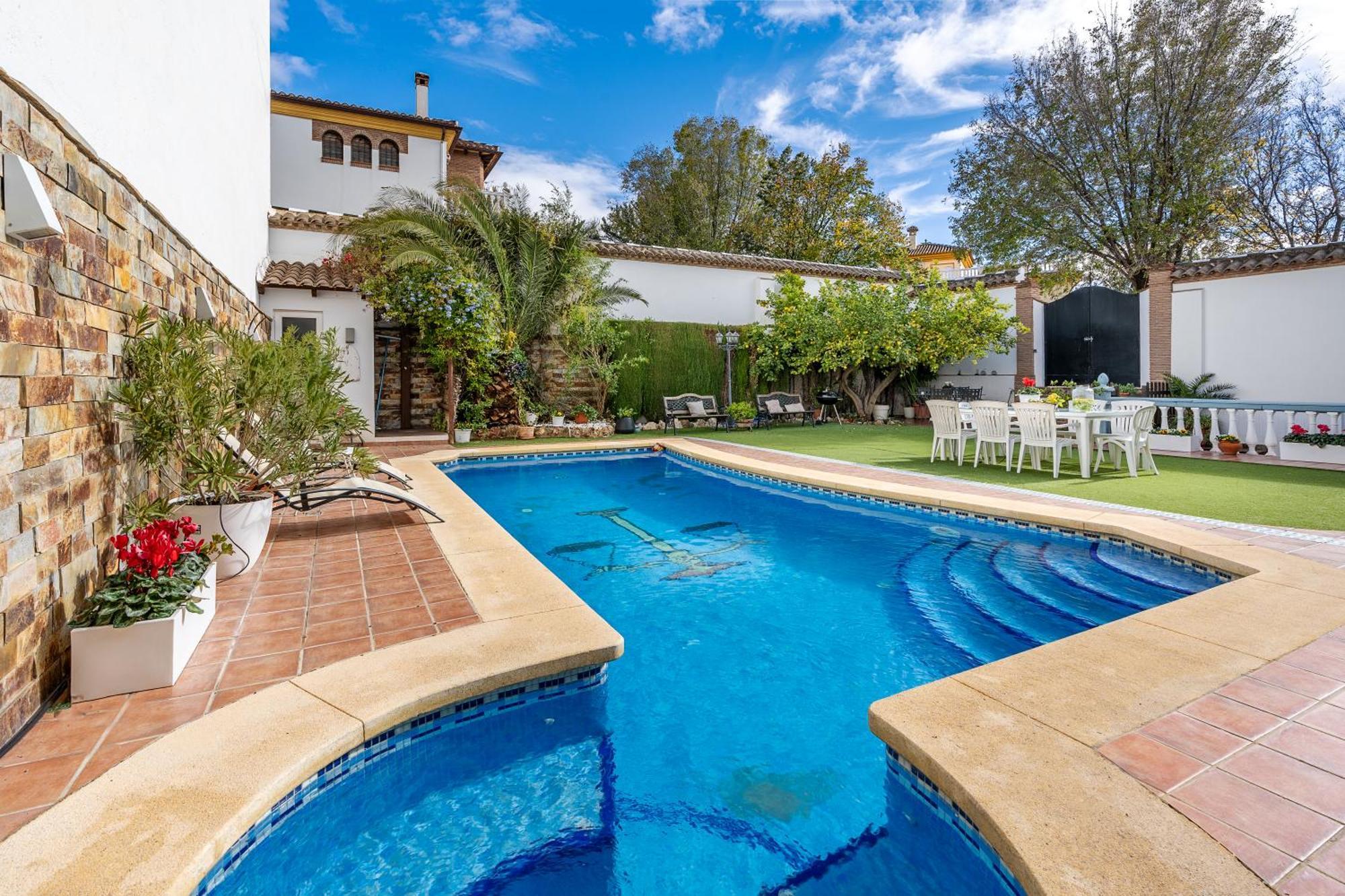 הוילה Illora Casa De Amigos La Latina Con Piscina, Chimenea Y Barbacoa מראה חיצוני תמונה