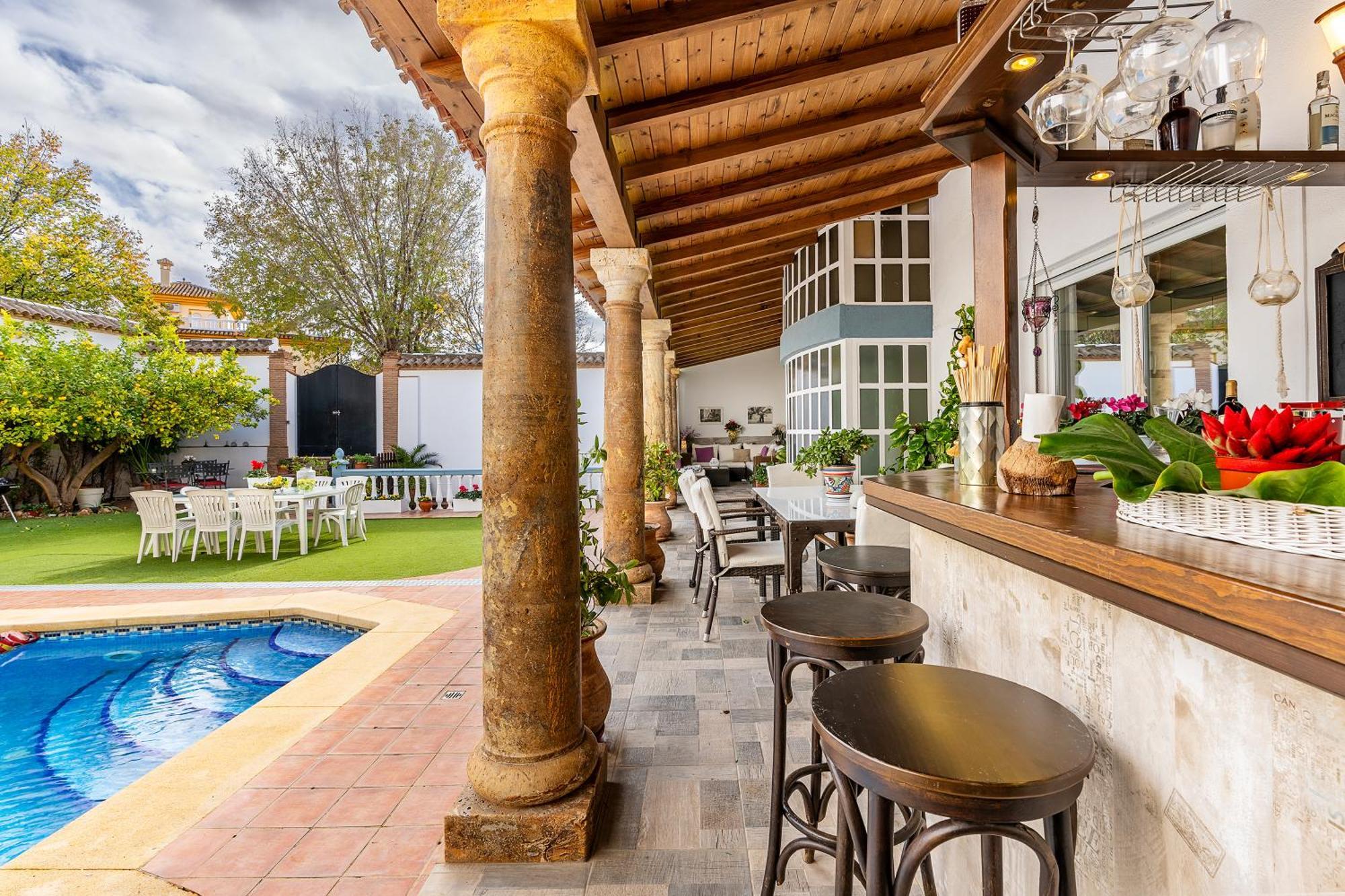 הוילה Illora Casa De Amigos La Latina Con Piscina, Chimenea Y Barbacoa מראה חיצוני תמונה
