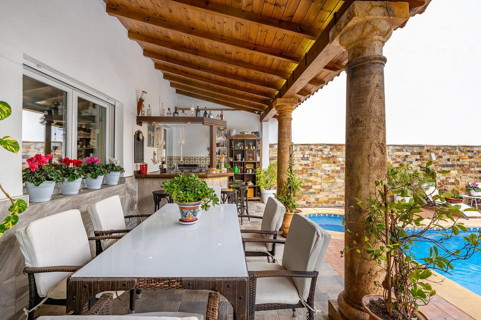 הוילה Illora Casa De Amigos La Latina Con Piscina, Chimenea Y Barbacoa מראה חיצוני תמונה
